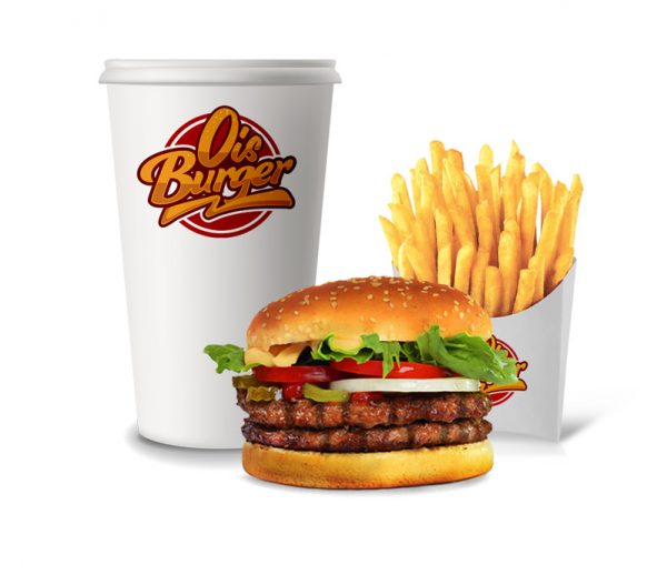 Double Ois Burger Menü