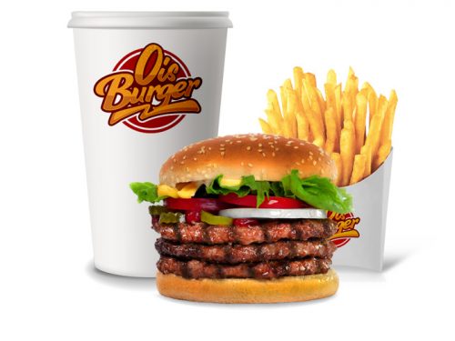 Tripple Ois Burger Menü