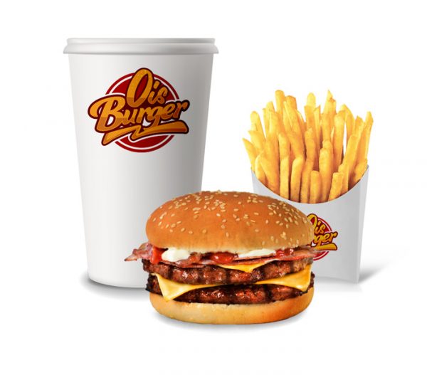 Double Steak Burger Menü