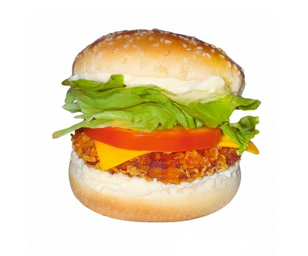 Crispy Chicken Cheese Burger